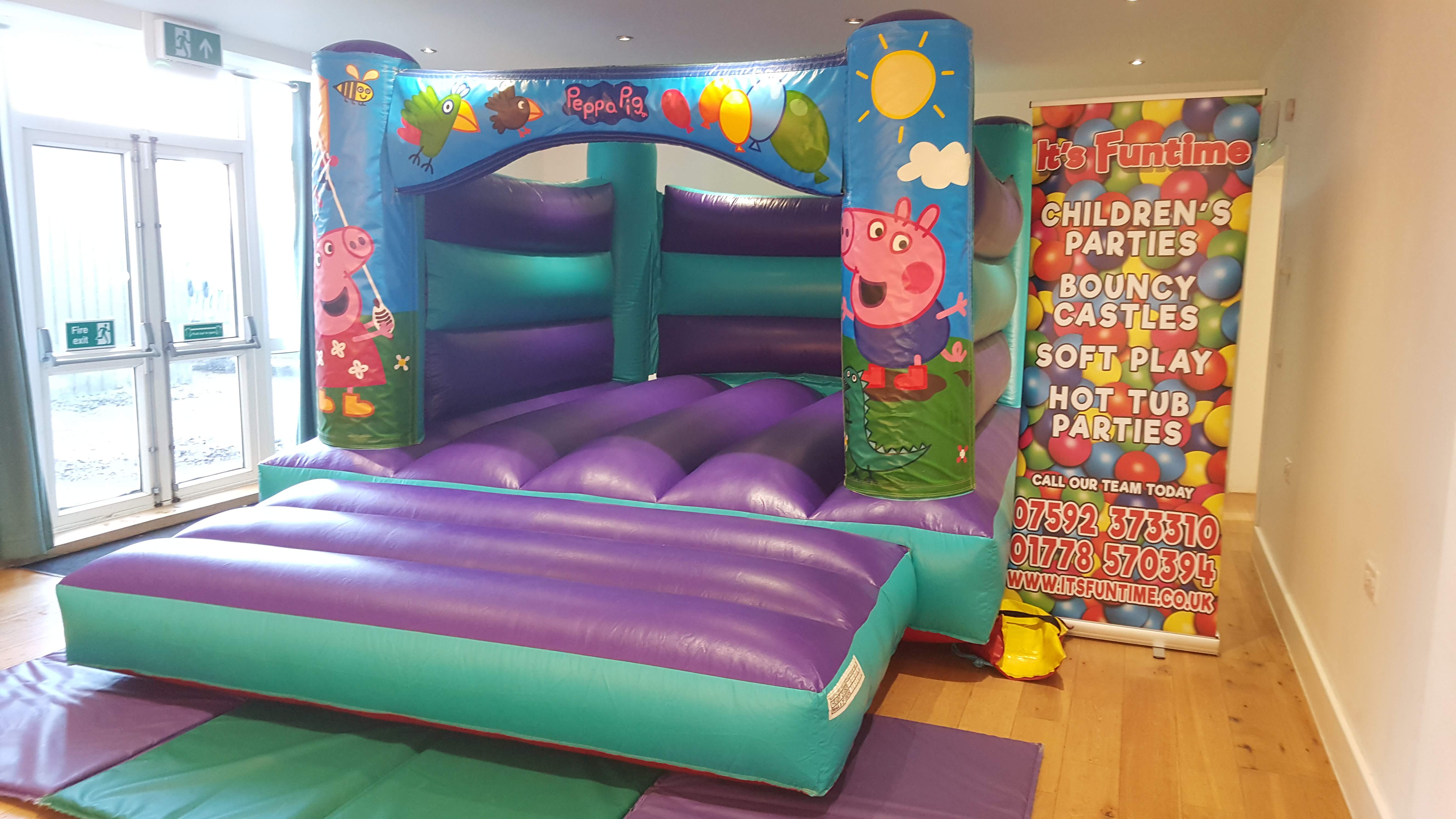 the barn baston, baston village hall bouncy castle hire