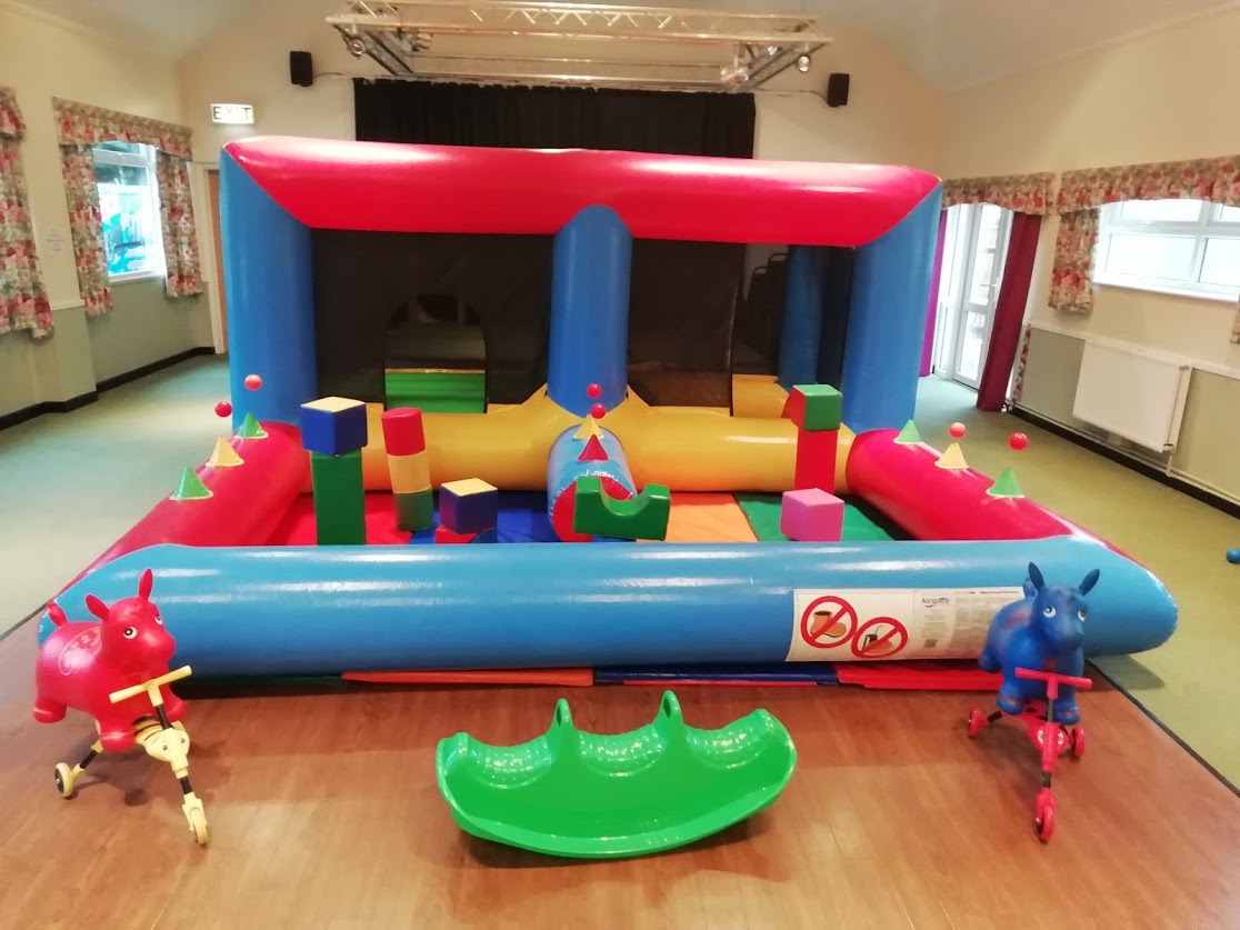 Bounce castle in Bourne Darby and Joan Hall