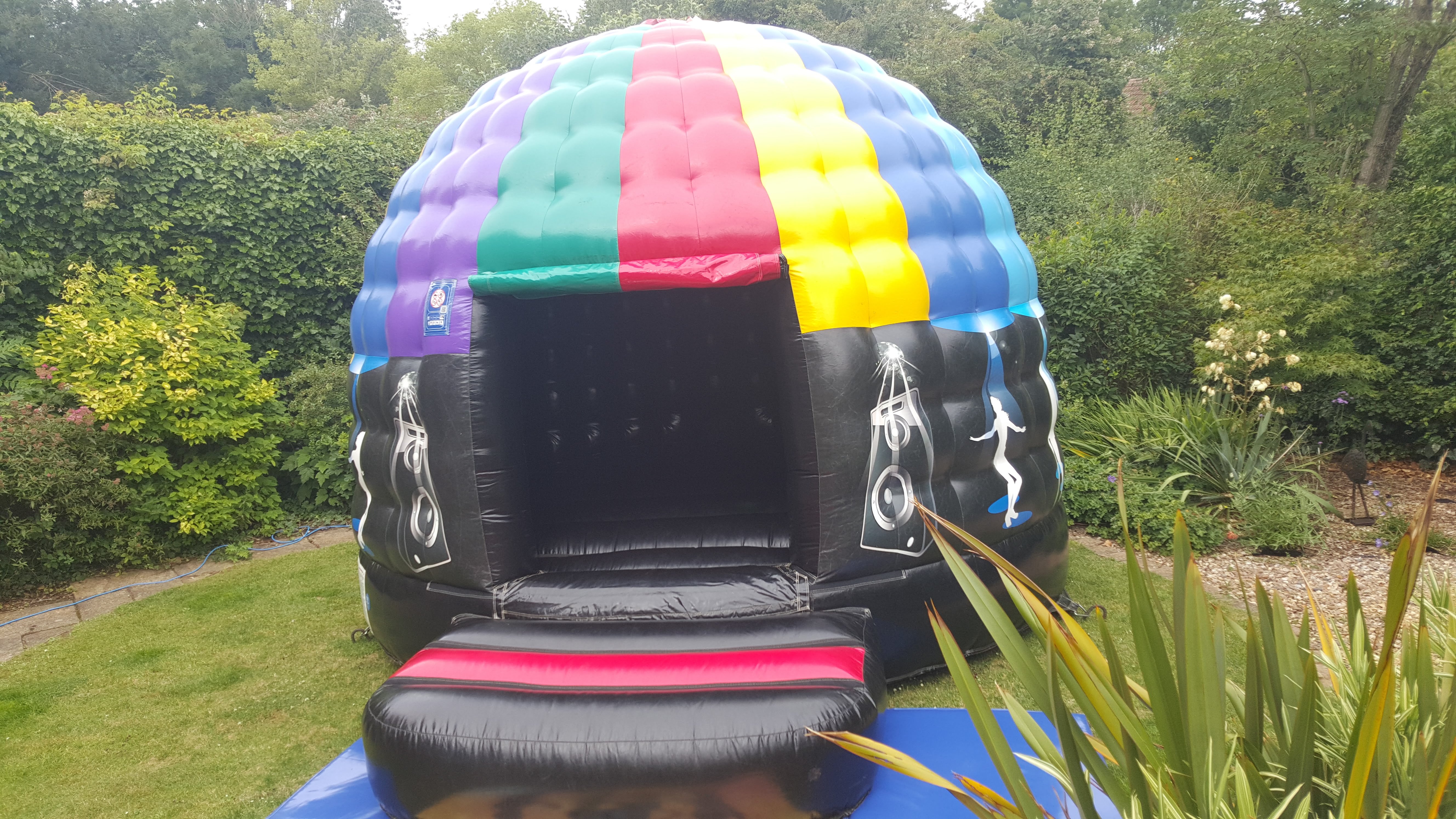 Disco Dome Bouncy Castle In Dyson Close, Peterborough