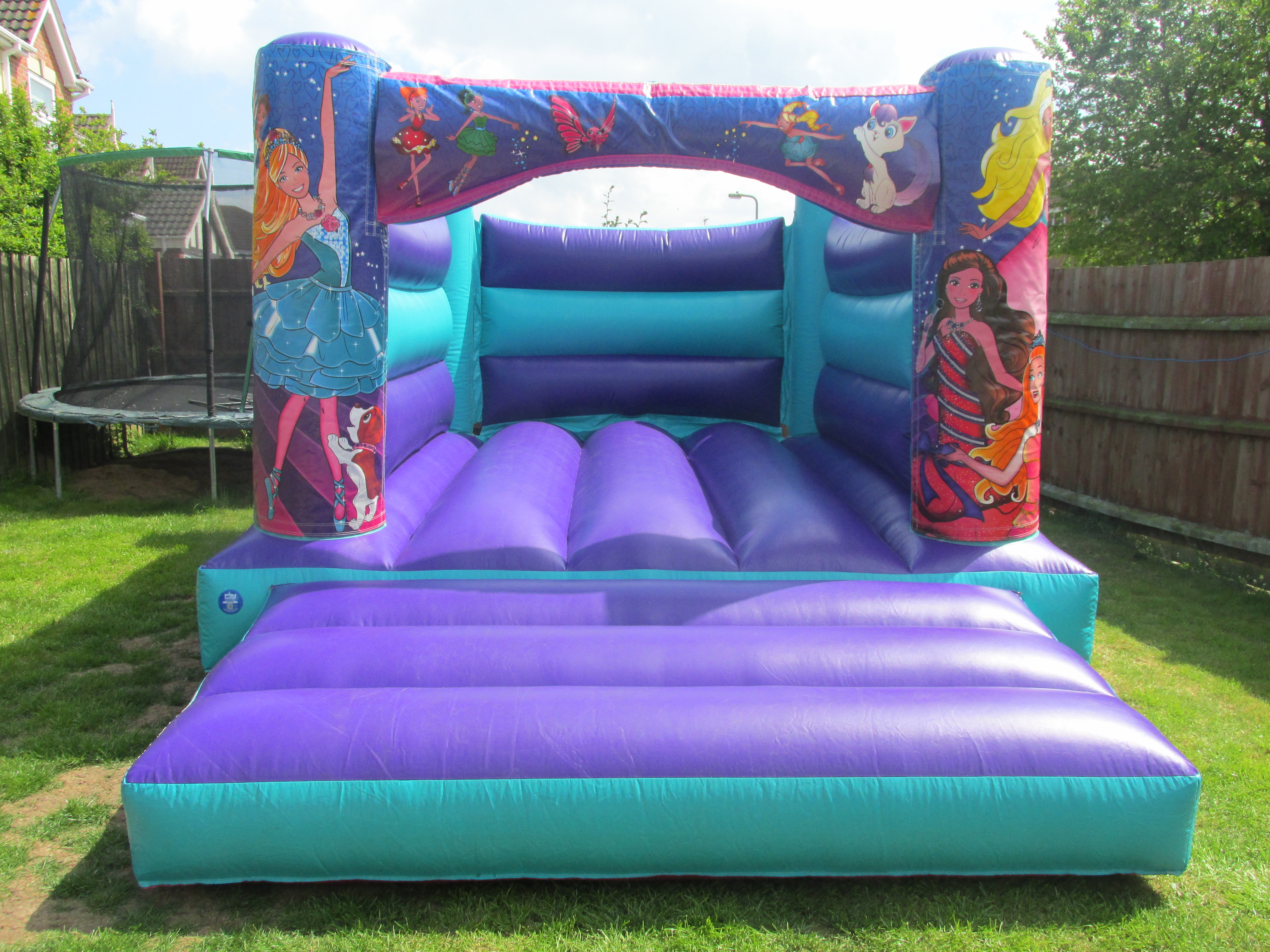 Beautiful Barbie Themed Bouncy Castle Hire In Bourne, Spalding And Peterborough
