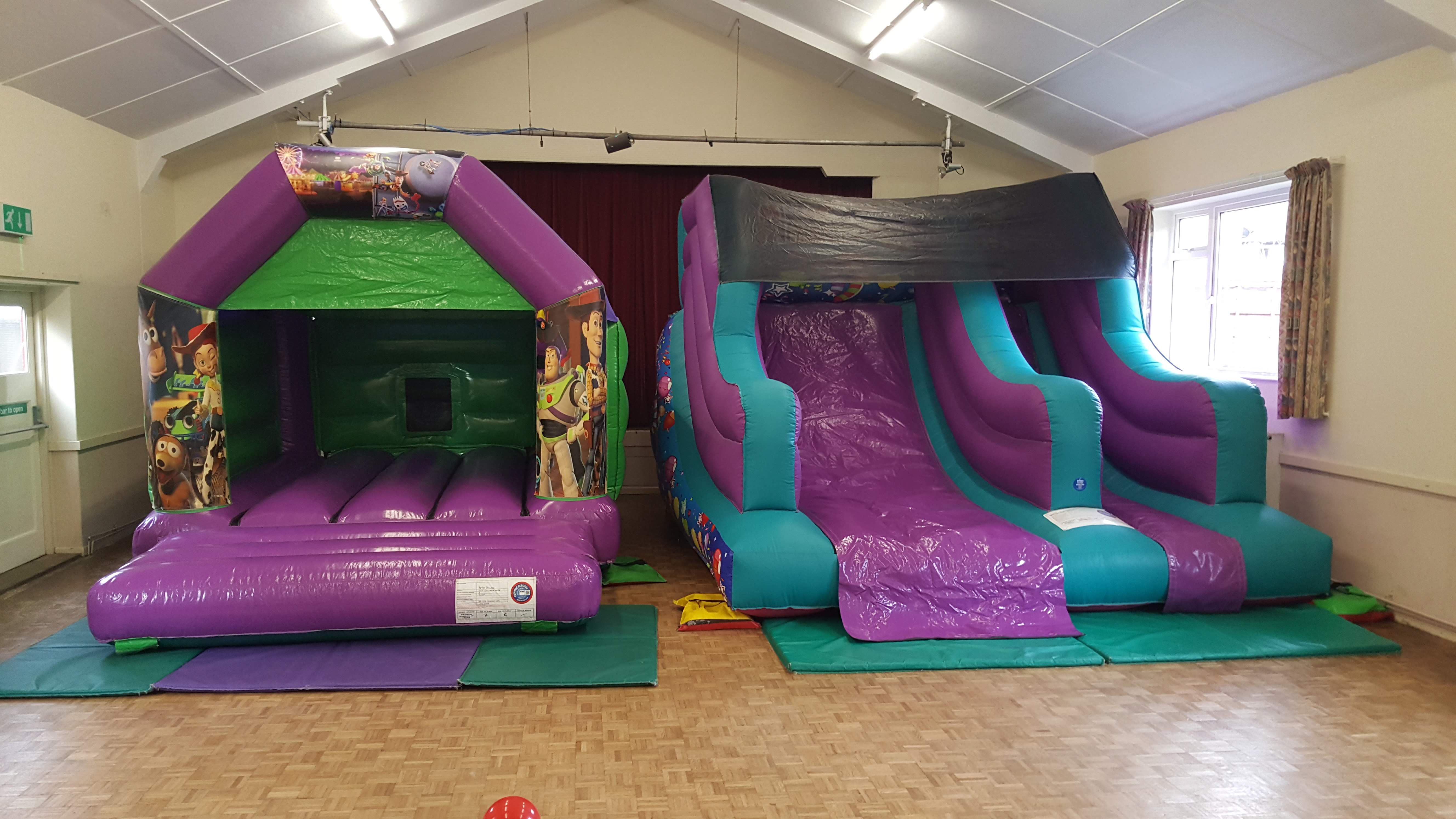 Inflatable bouncing house in Bourne Lincolnshire