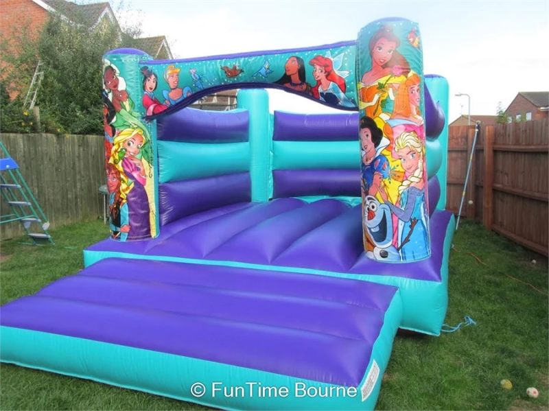 Beautiful Blue Princess Bouncy Castle Available For Hire ...