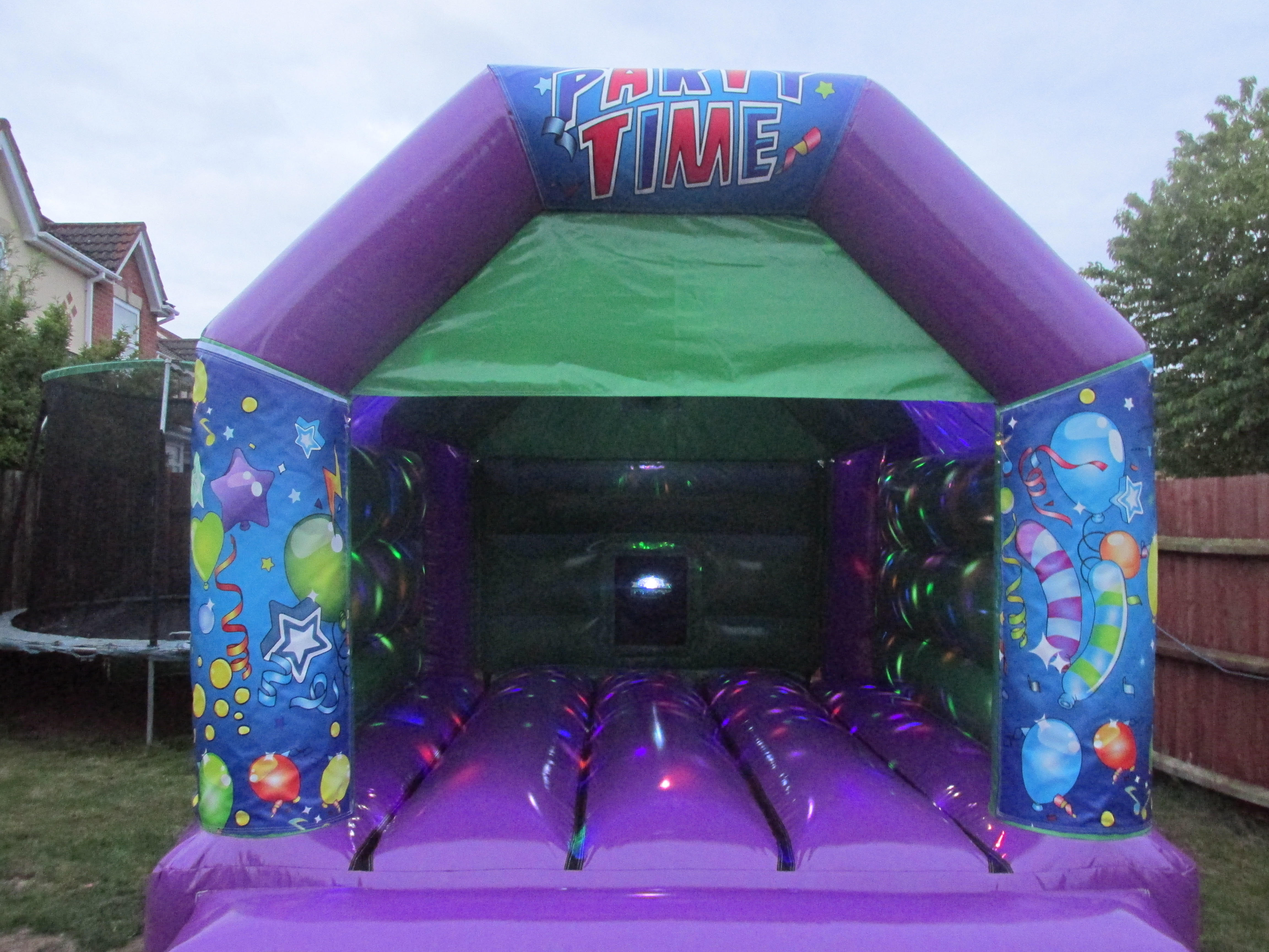 rent a bouncer, rent a bouncy castle, party time disco castle, bouncy castle rental in Peterborough