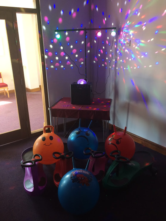 Disco in Thurlby Methodist Church Hall