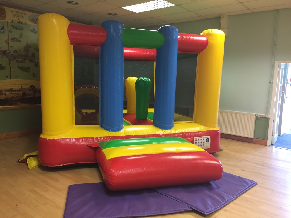 Brightly Coloured Toddler Activity Bouncy CastleHire In Peterborough, Bourne, Grantham, Spalding, Sleaford, Stamford and Surrounding Areas